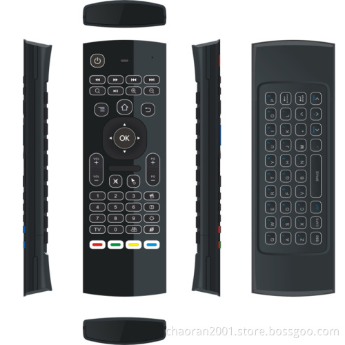 MX3 Backlit Air Mouse Smart Remote Control 2.4G RF Wireless Keyboard Voice Microphone Pro Android TV Box
